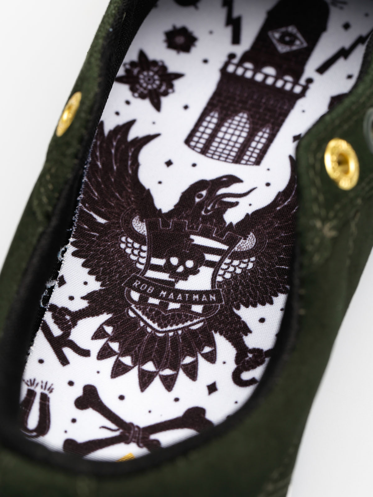 Emerica Shoes Indicator Low X Maatman (green/white)