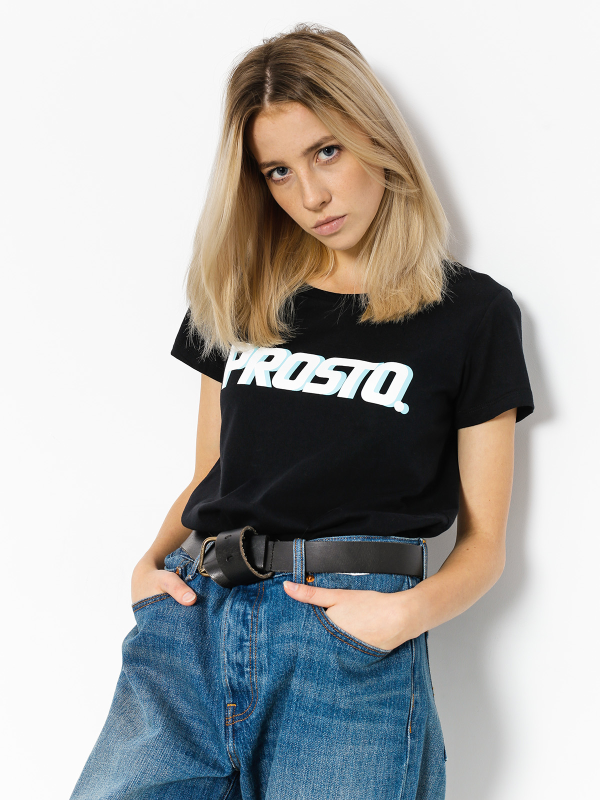 Prosto T-shirt Ssicla Wmn (black)