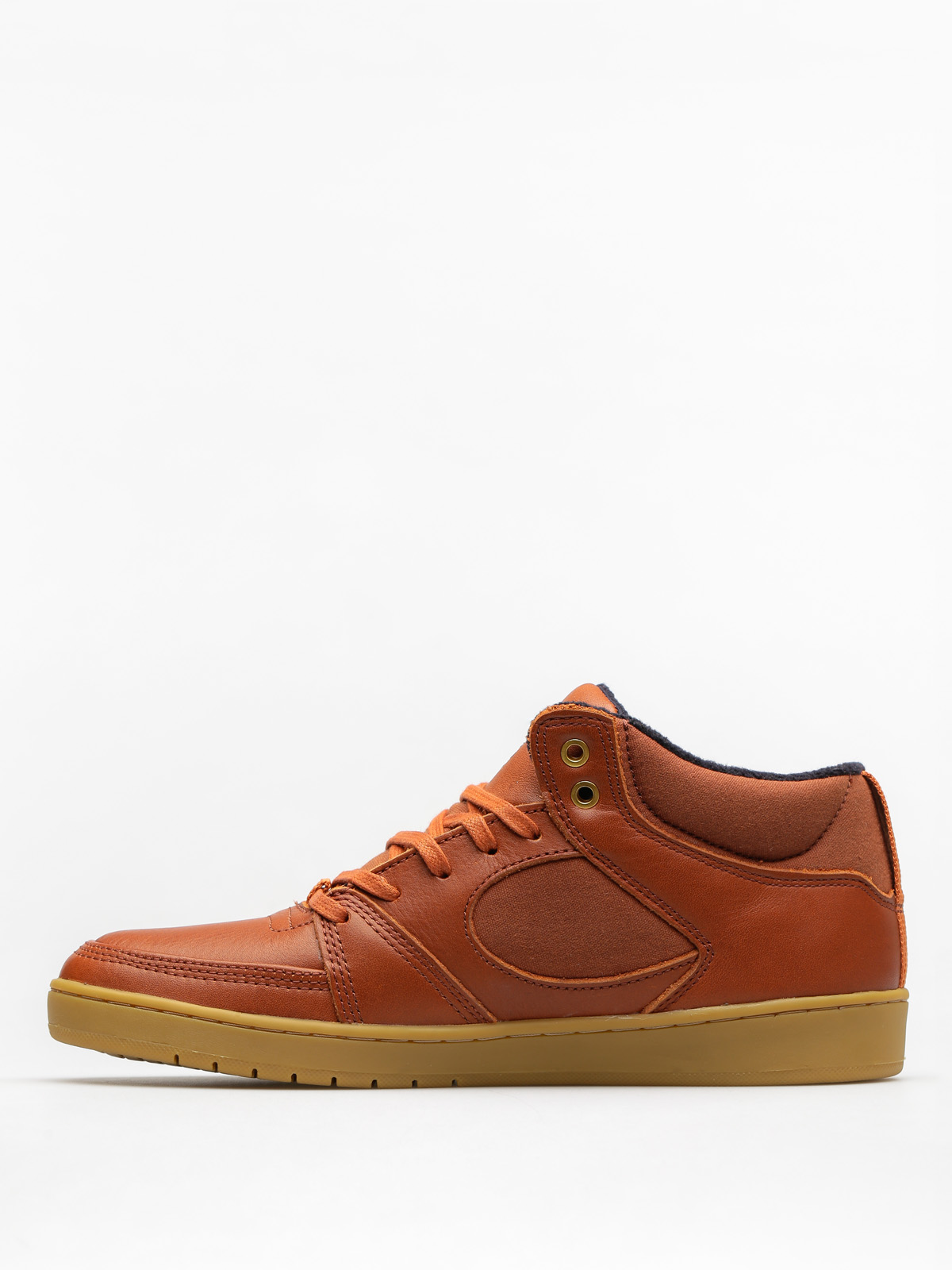 Es Shoes Accel Slim Mid (brown/gum/gold)