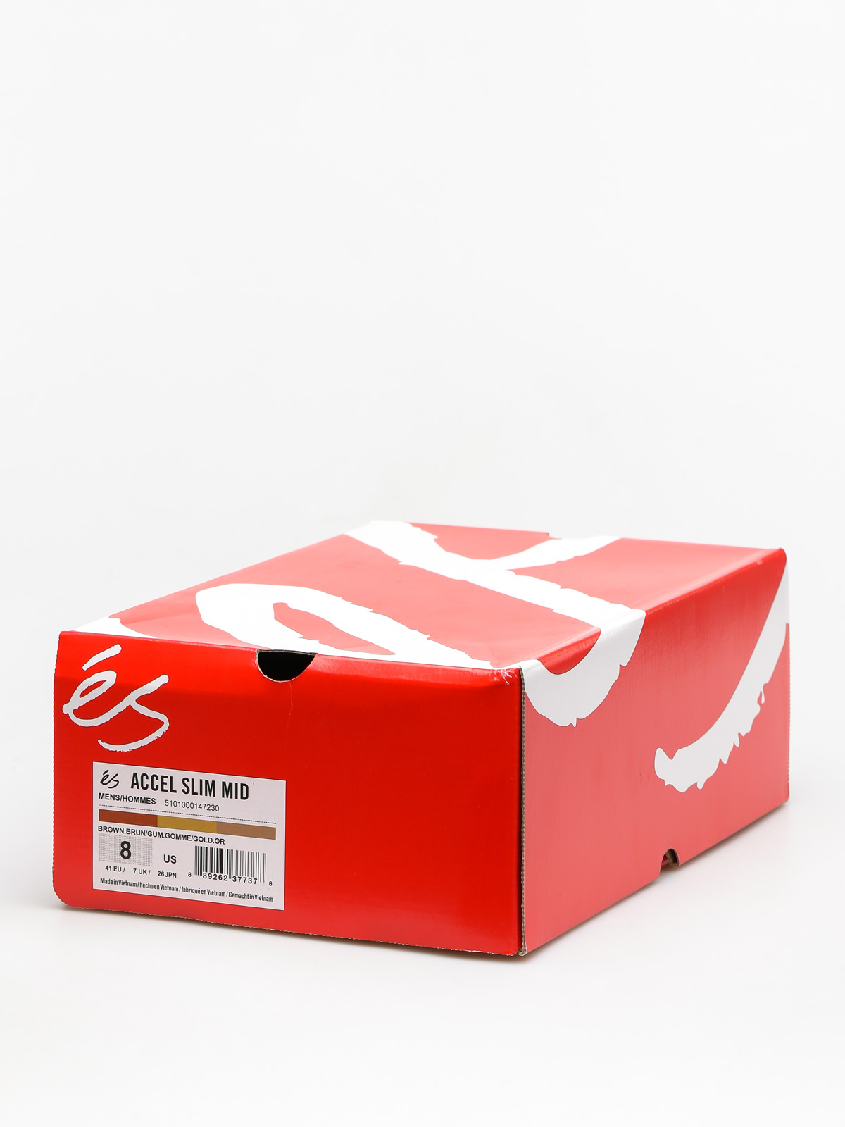 Es Shoes Accel Slim Mid (brown/gum/gold)