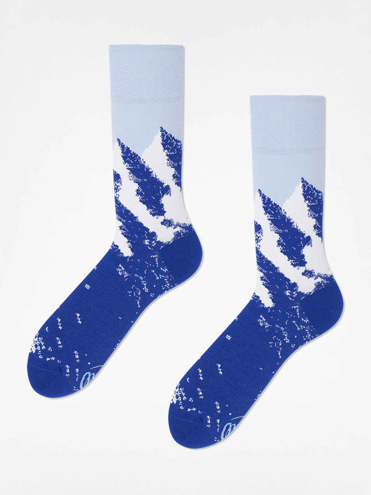 Many Mornings Socken The Hills (blue/white)