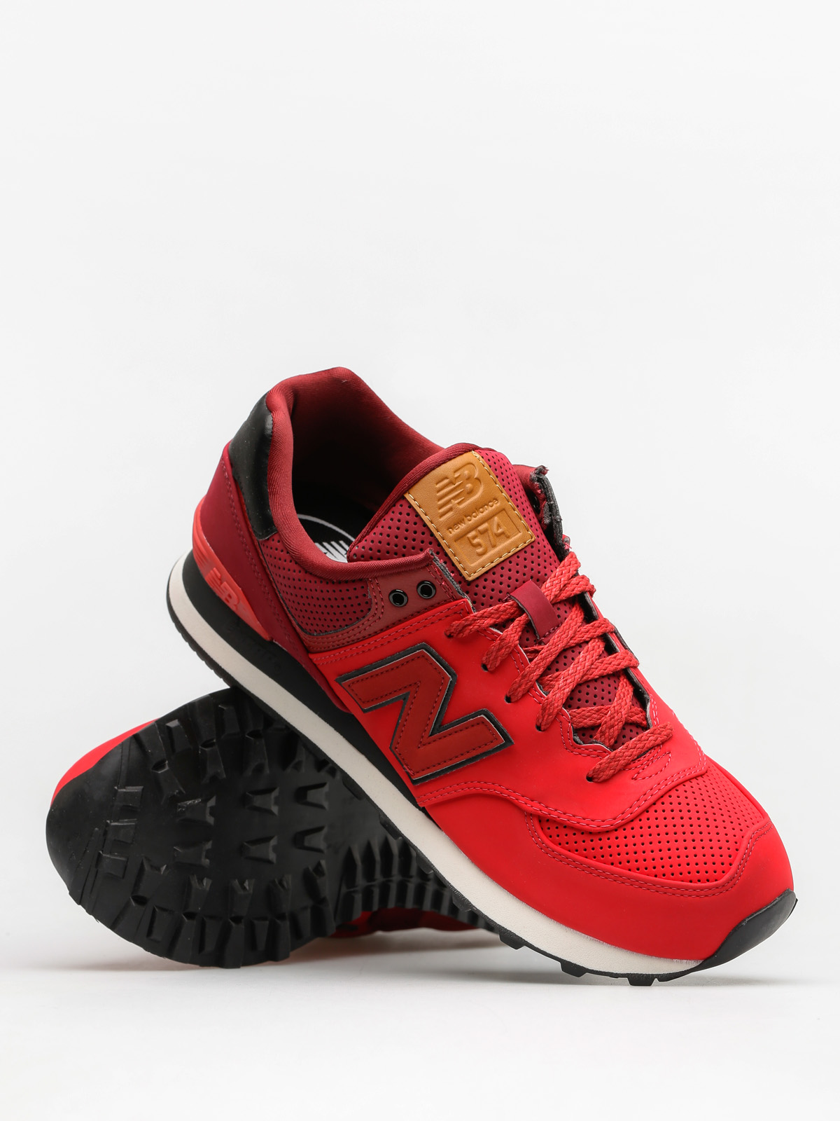 New Balance Shoes 574 (red)