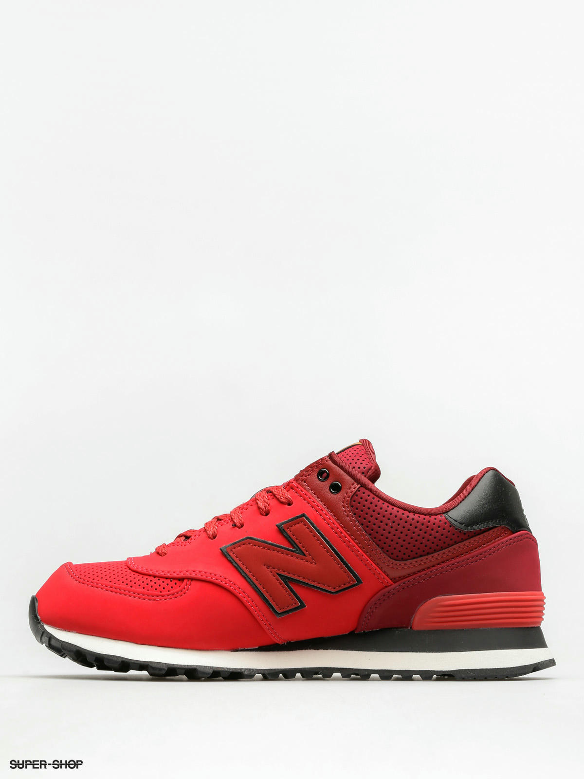New Balance Shoes 574 (red) صوره تخطيط