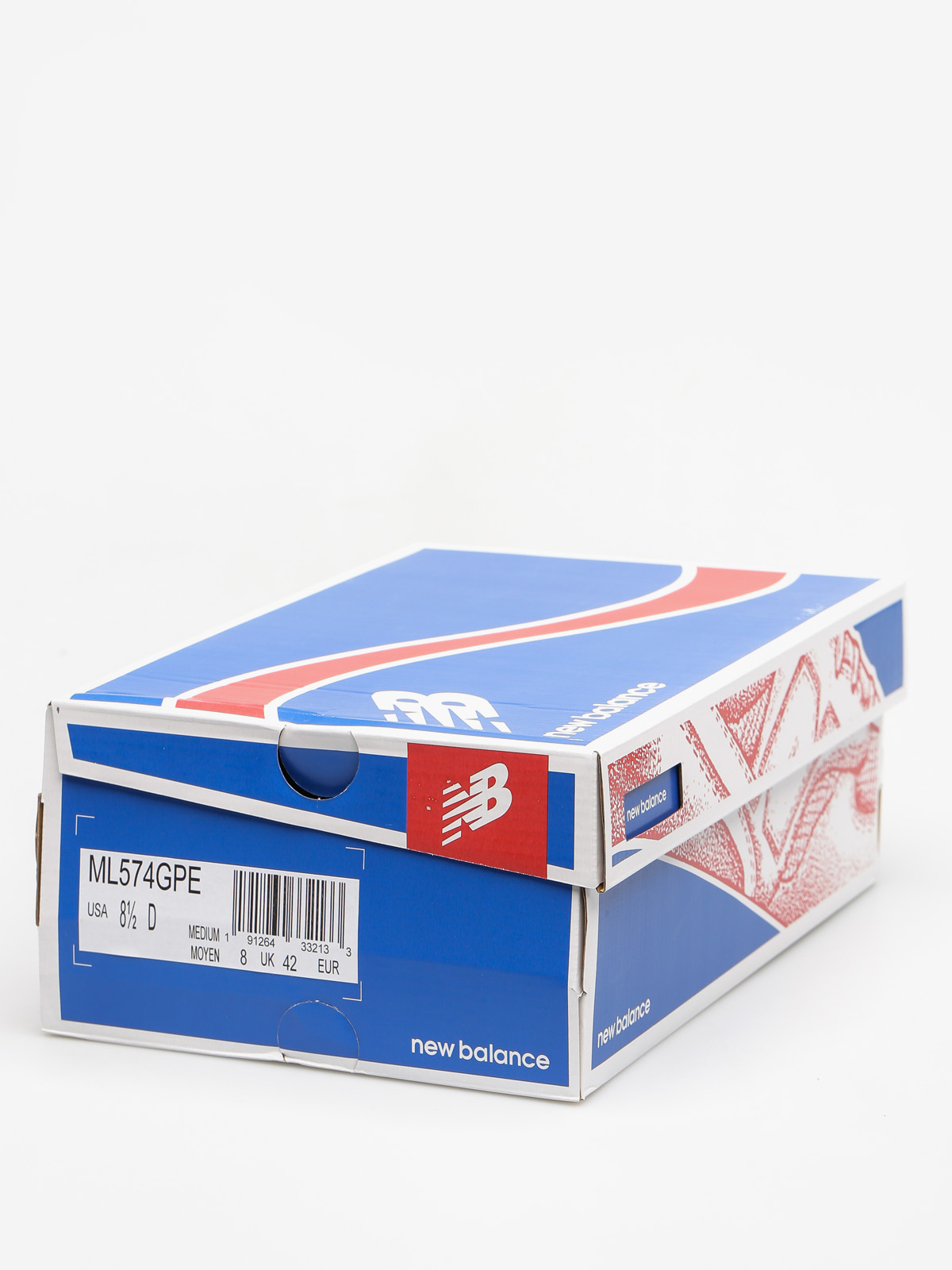 New Balance Shoes 574 (red)