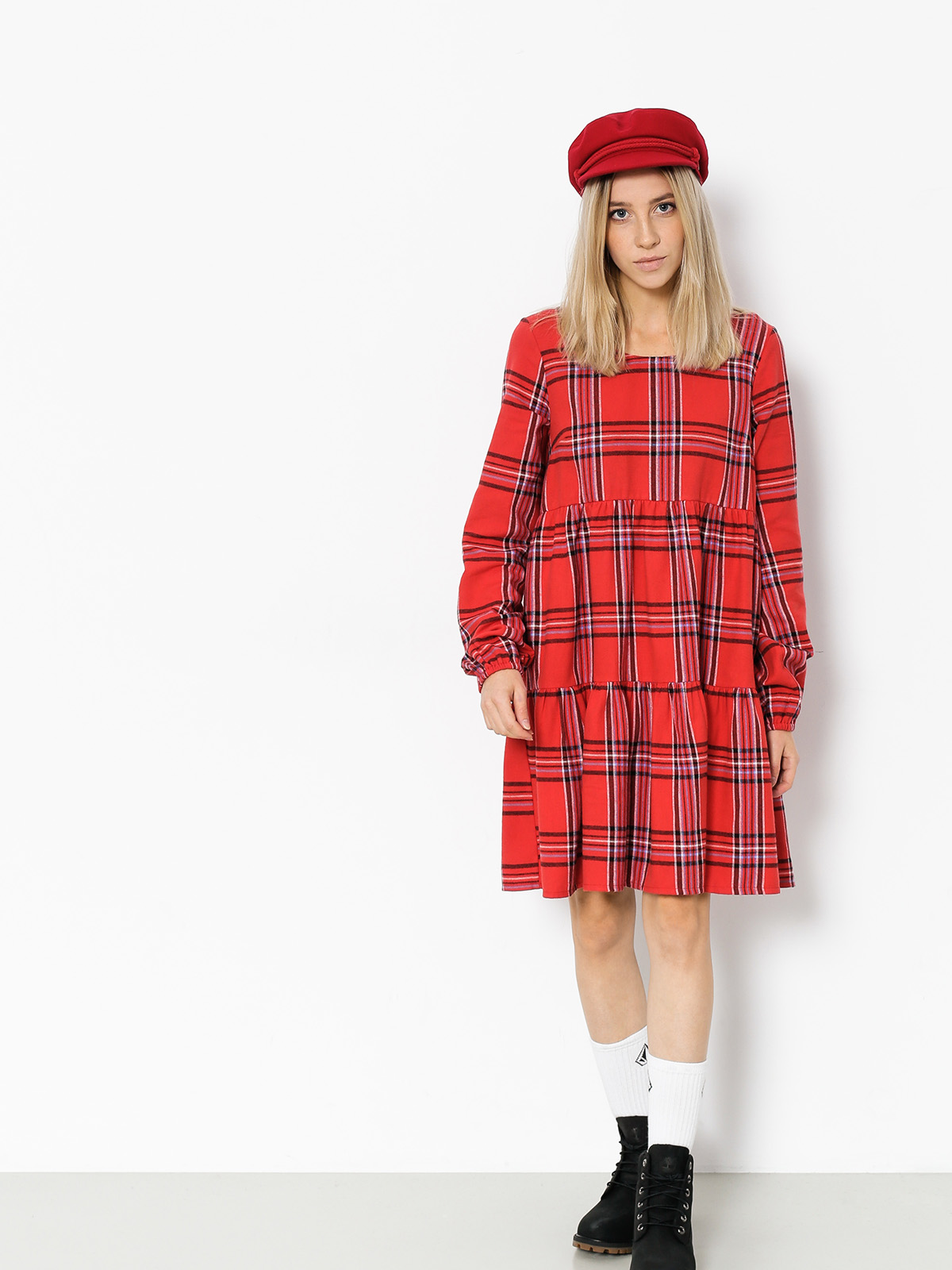 Femi Stories Kleid Matia Wmn (pld red)