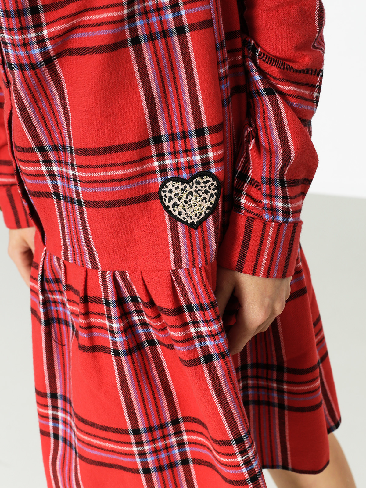 Femi Stories Dress Larsa Wmn (pld red)