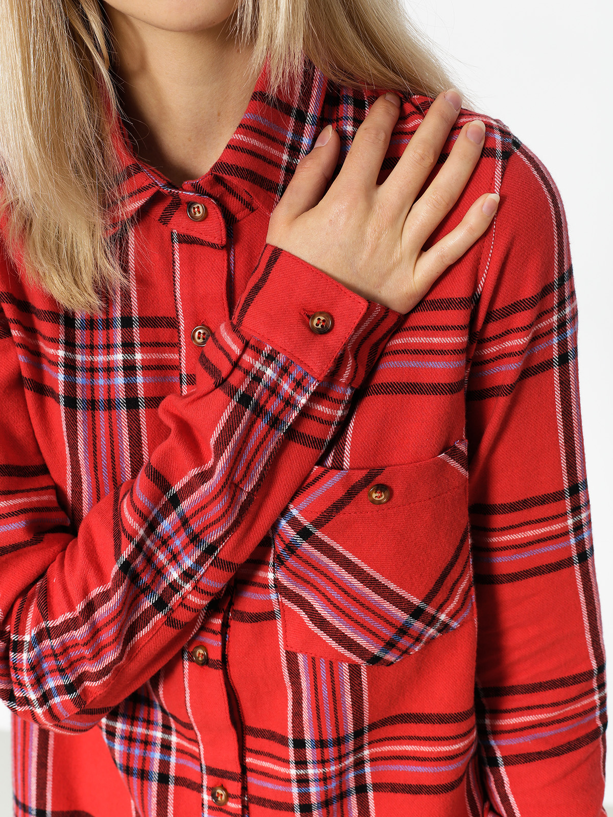 Femi Stories Dress Larsa Wmn (pld red)