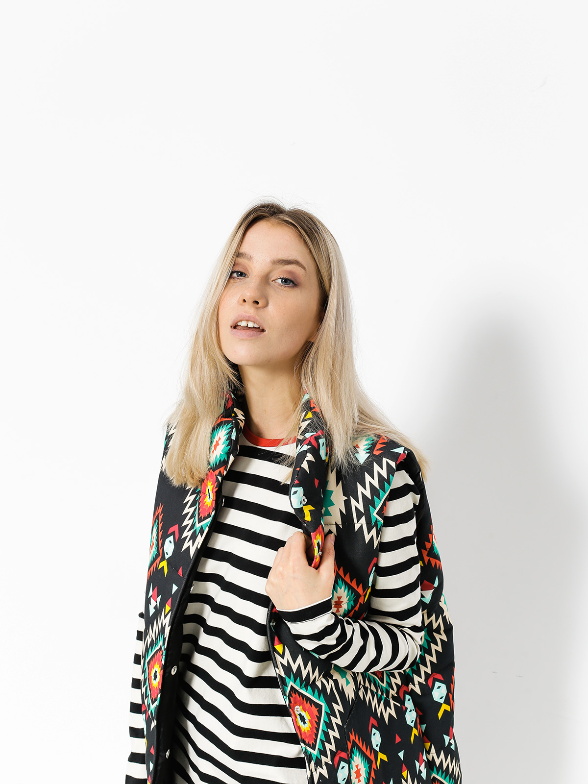 Femi Stories Jacket Camper Wmn (blk azt)