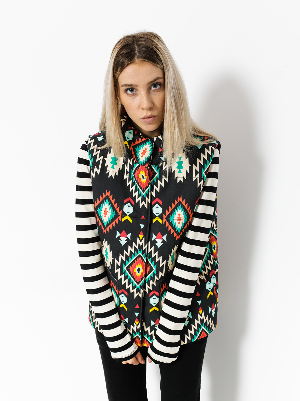 Femi Stories Jacket Camper Wmn (blk azt)