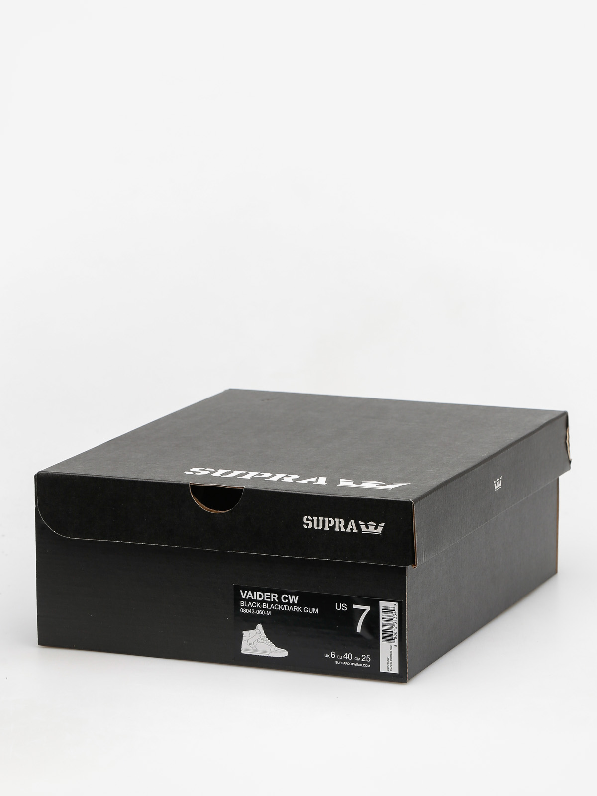 Supra Shoes Vaider Cw (black/black dark gum)