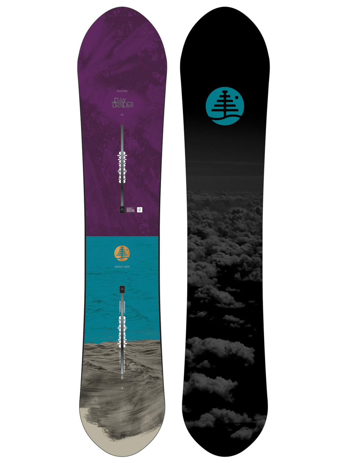 Womens Burton Snowboard Family Tree Day Trader (multi)