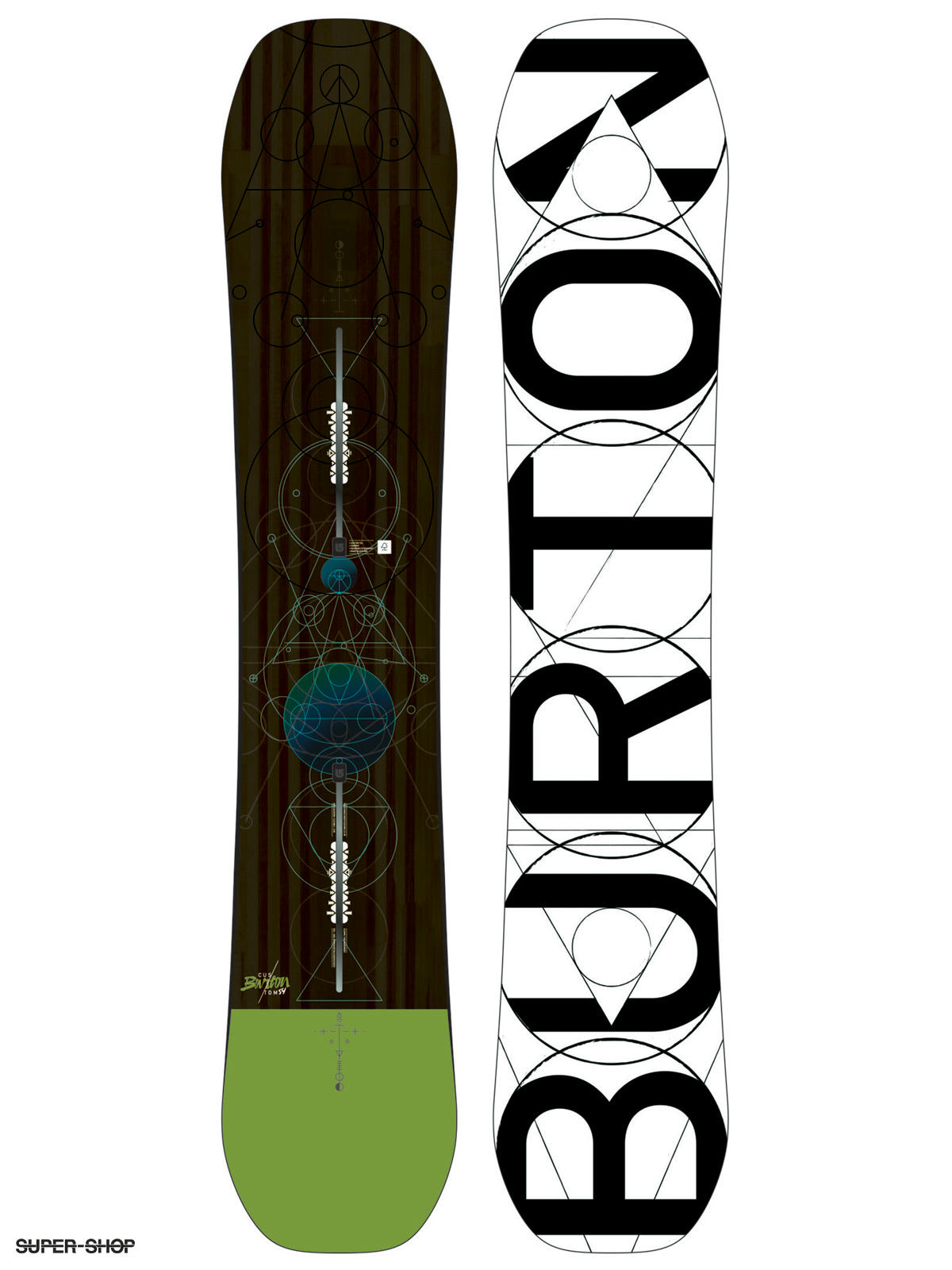 Burton Snowboard Custom green