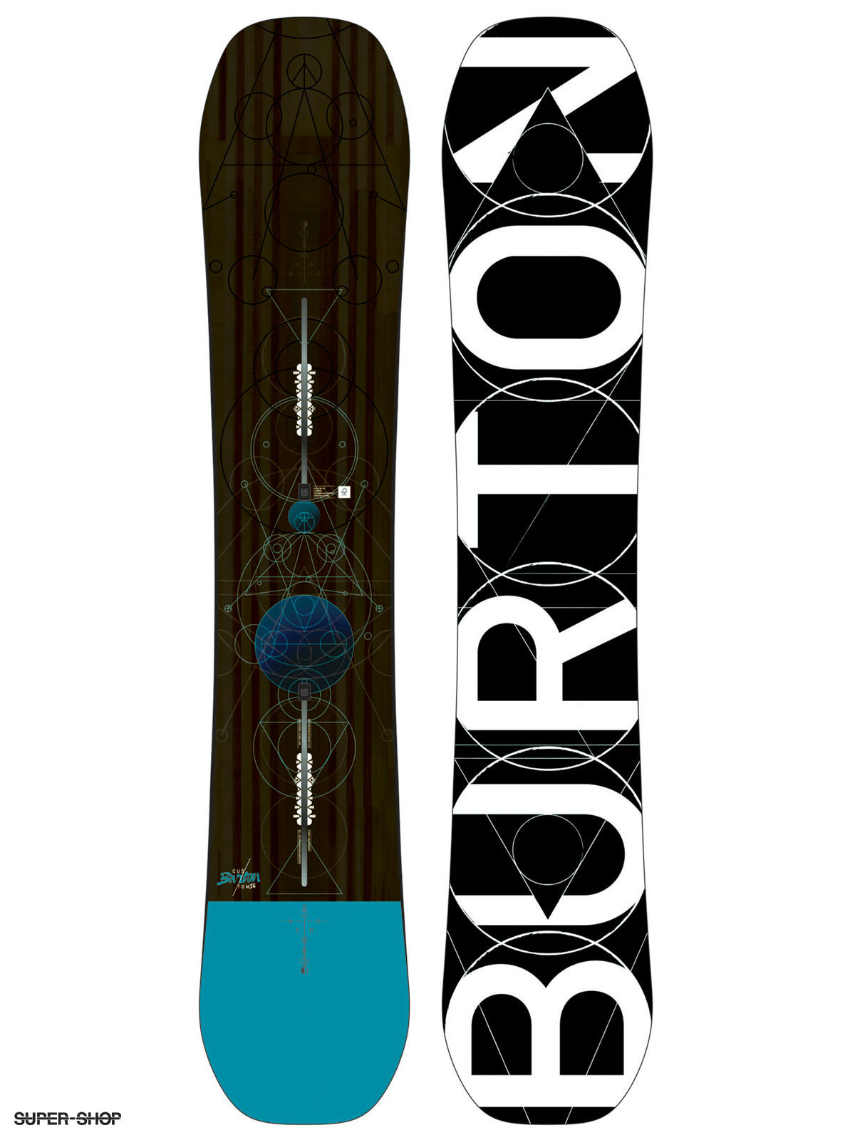 Mens Burton Snowboard Custom blue