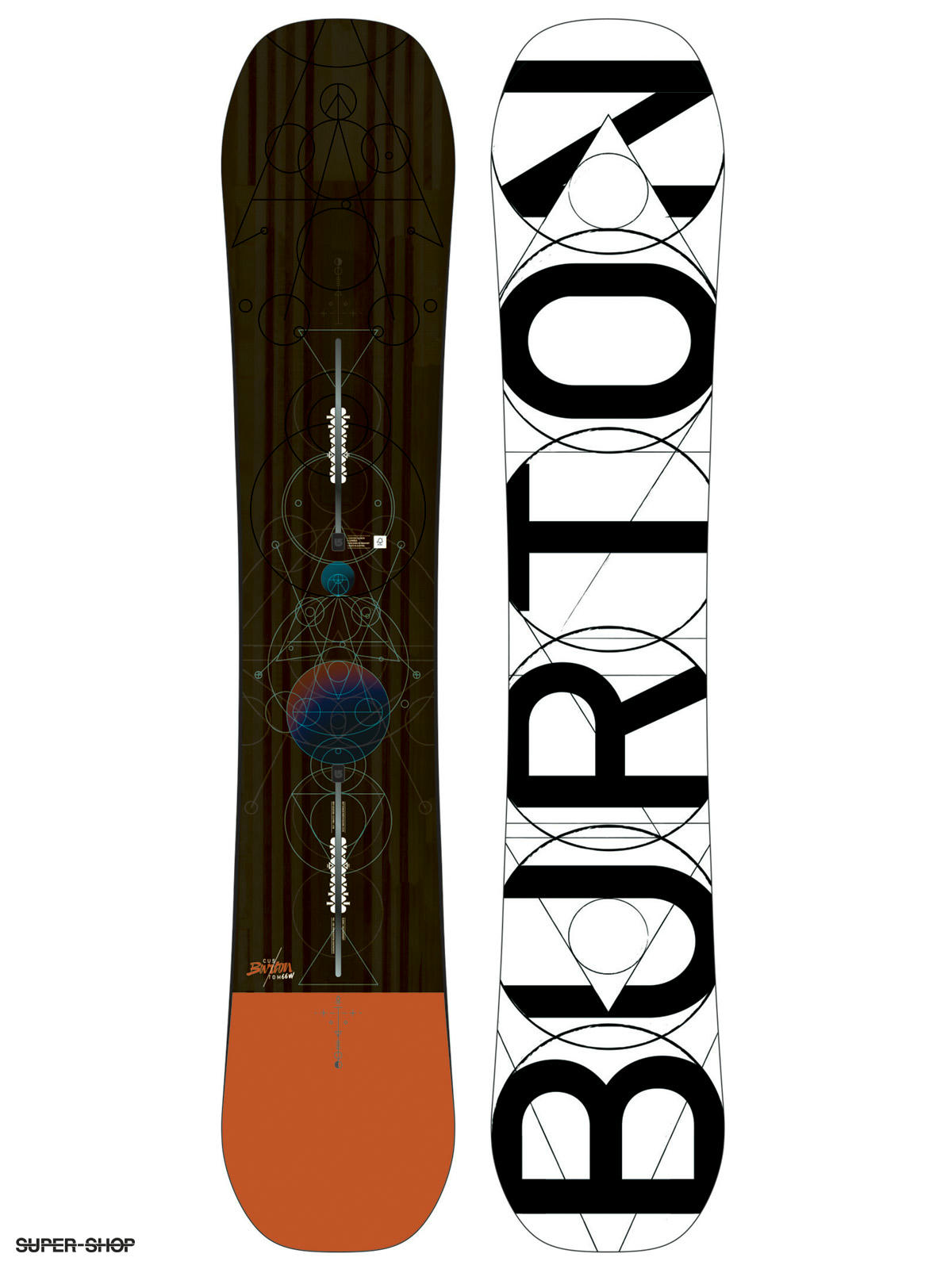 Burton Snowboard Custom orange