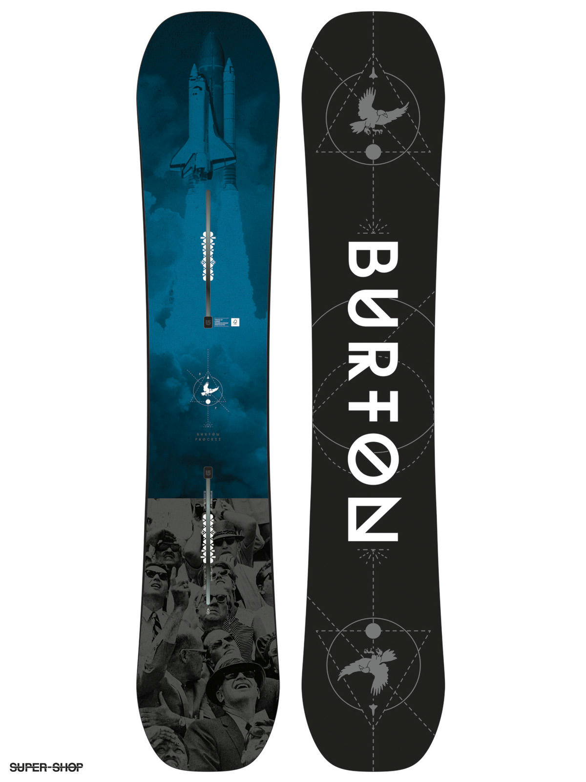 Mens Burton Snowboard Process blue