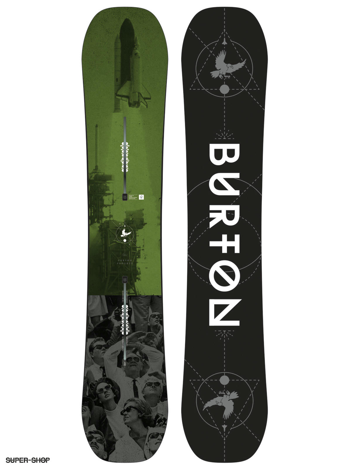 Mens Burton Snowboard Process green