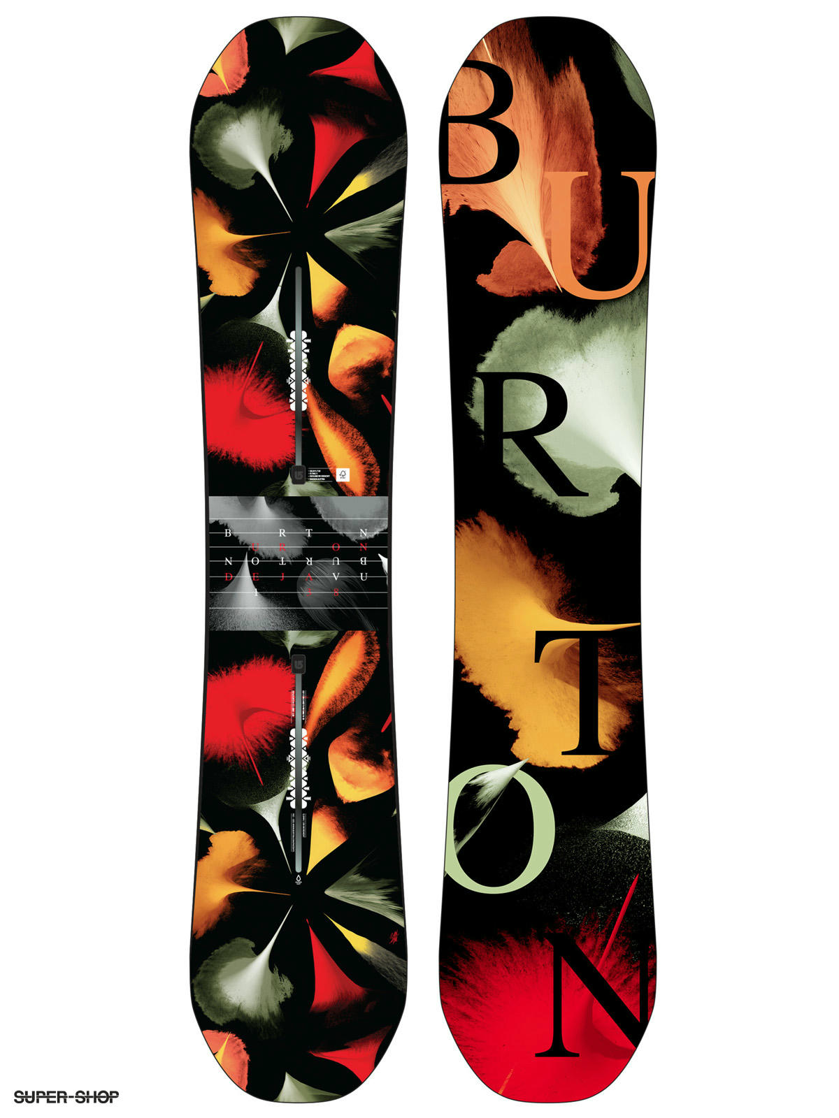 Womens Burton Snowboard Deja Vu Flying V multi