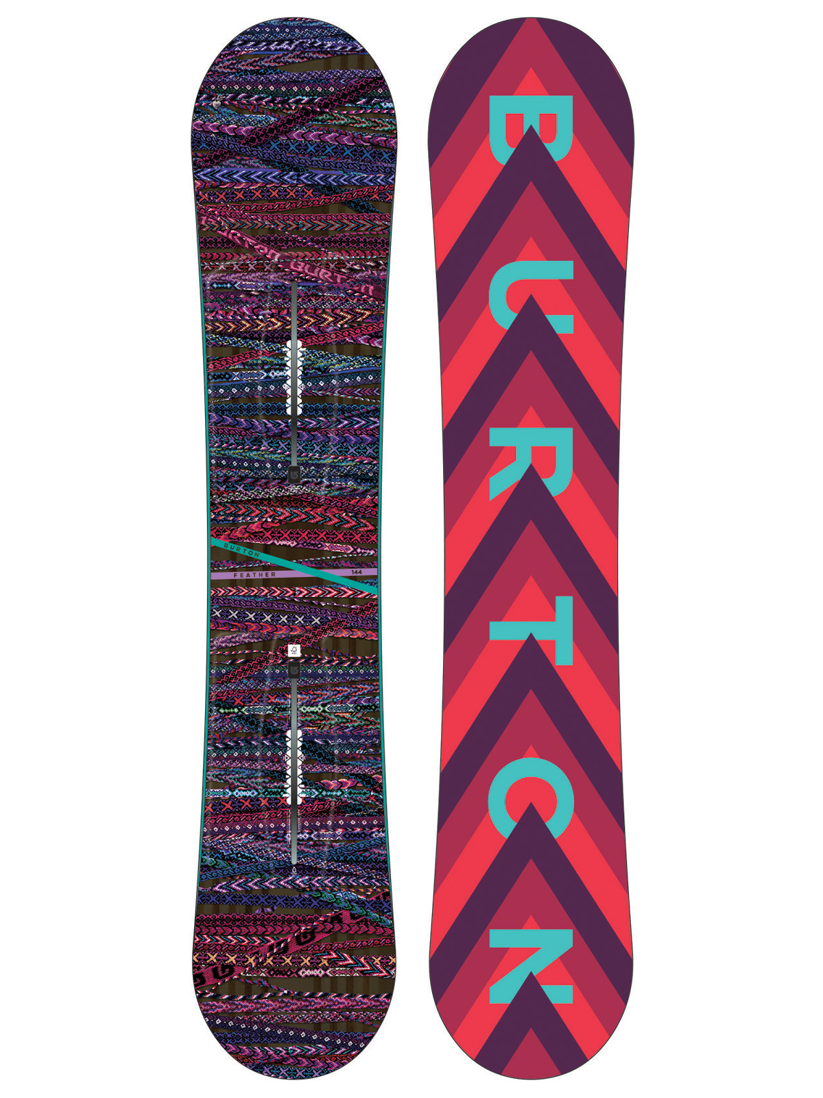 Damen Burton Snowboard Feather (multi)