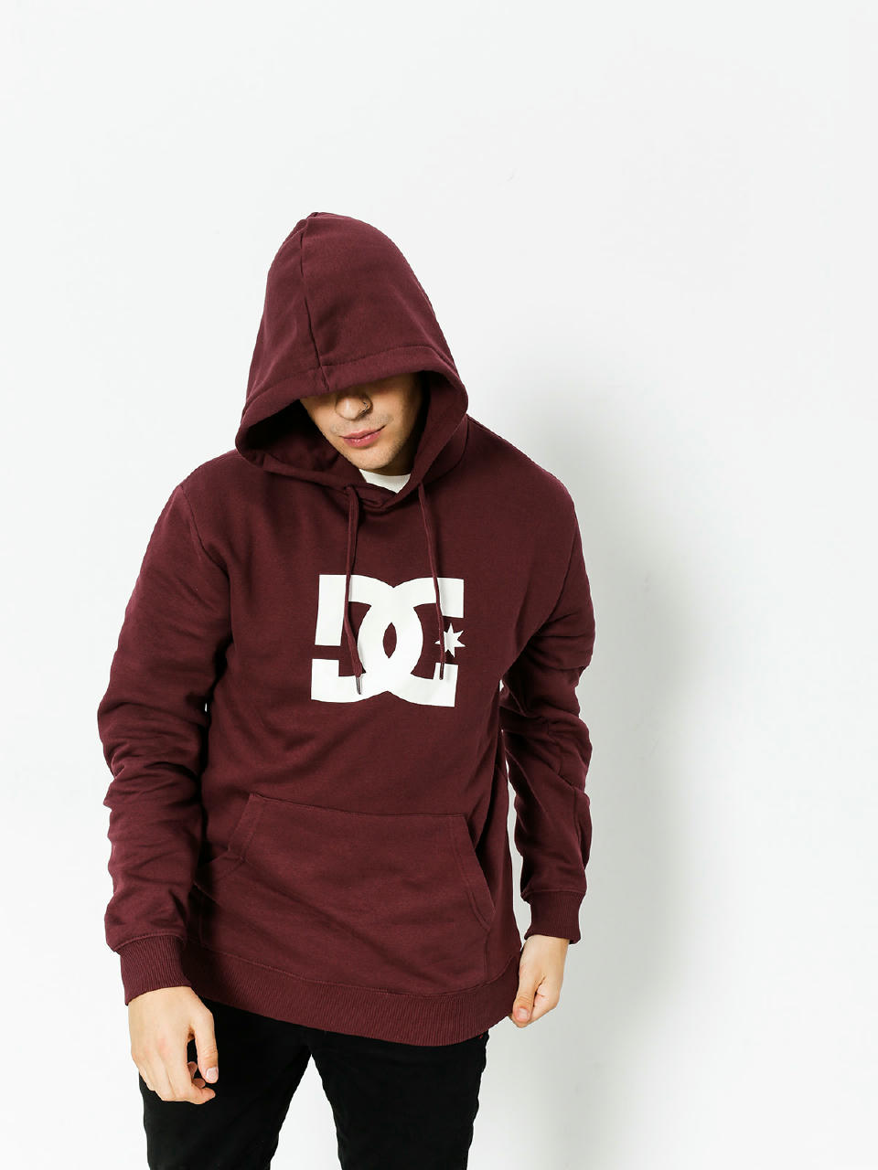 DC Hoodie Star HD (port royale/white)