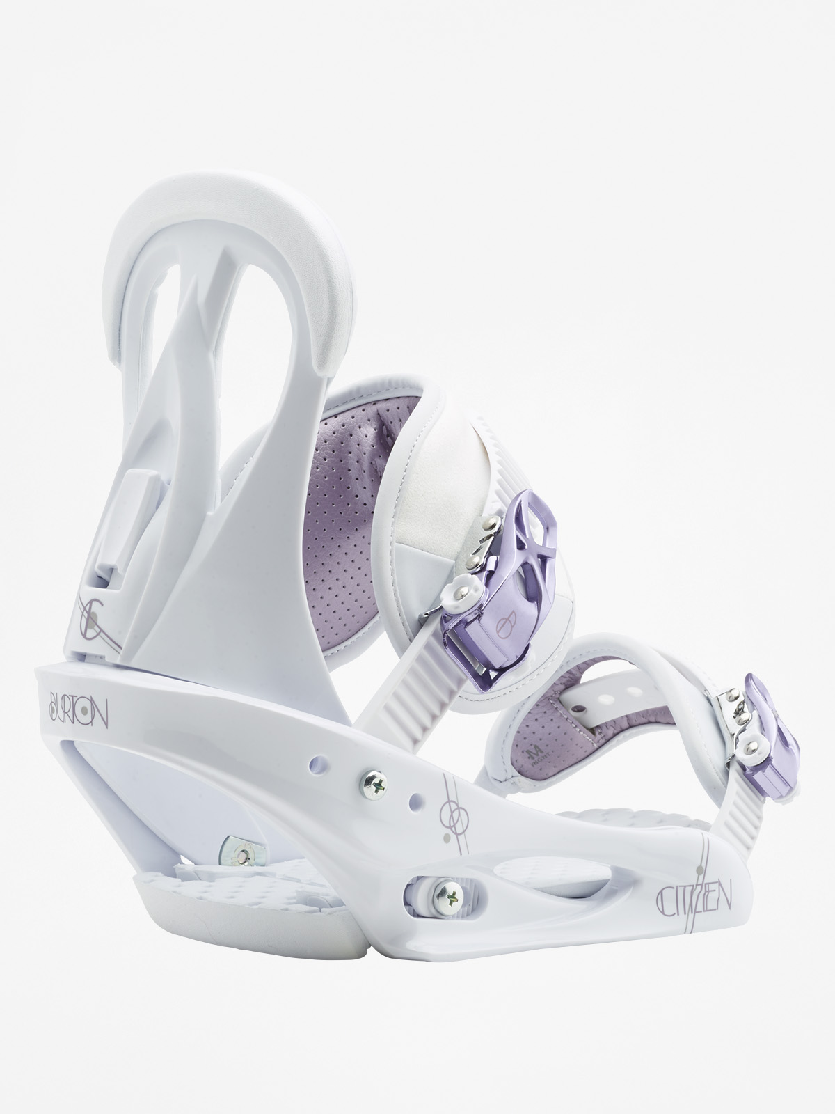 Womens Burton Snowboard bindings Citizen (white/purple)