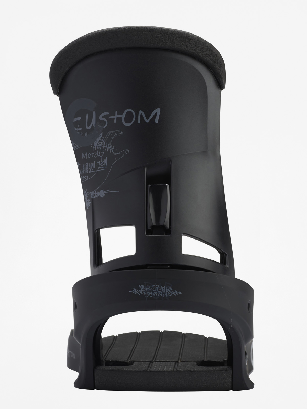 Mens Burton Snowboard bindings Custom (black matte)