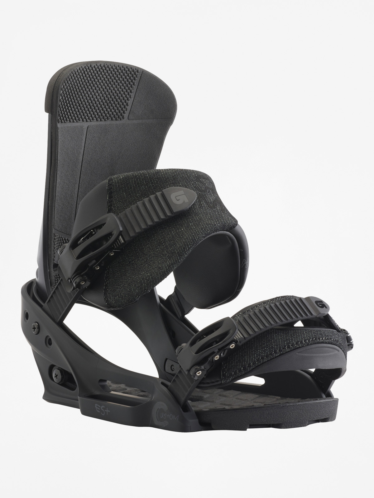 Mens Burton Snowboard bindings Custom Est (black matte)
