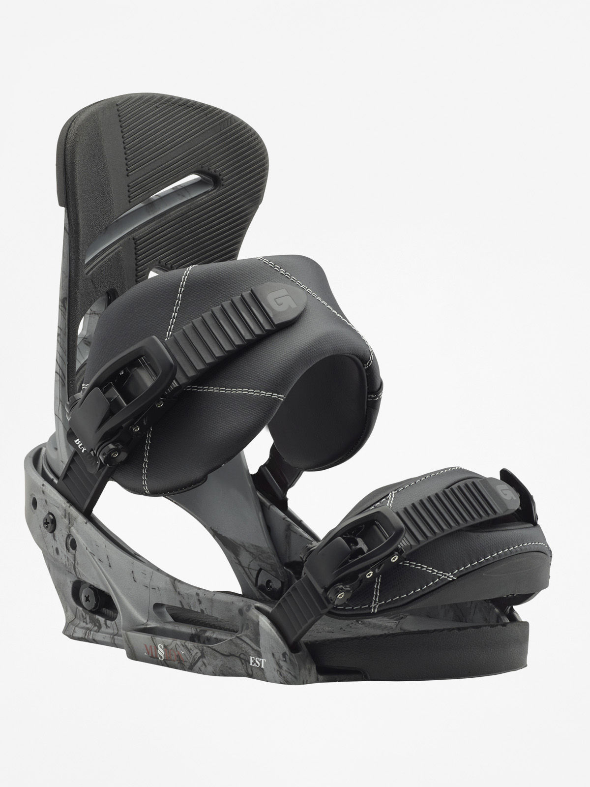 Burton Snowboard bindings Mission Est - grey (evil genius)