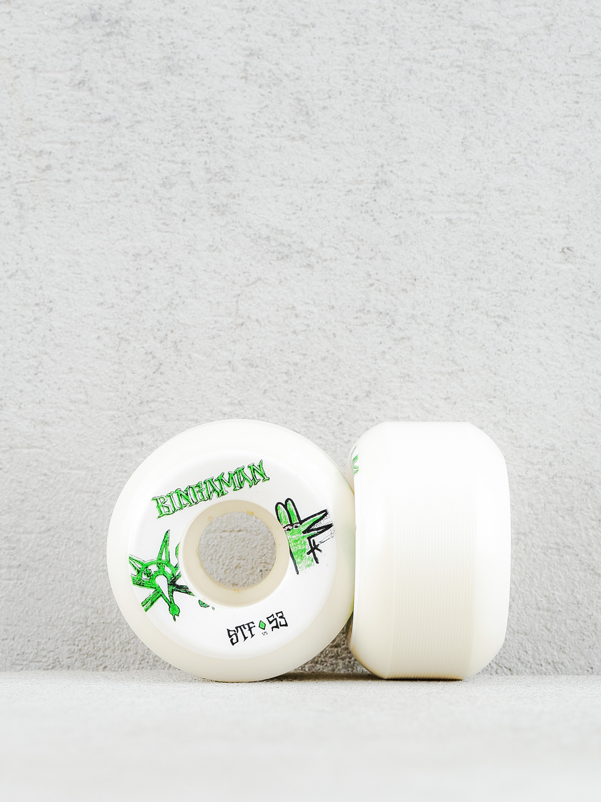 Bones Wheels Bingaman Burney Formula V5 (white/green)