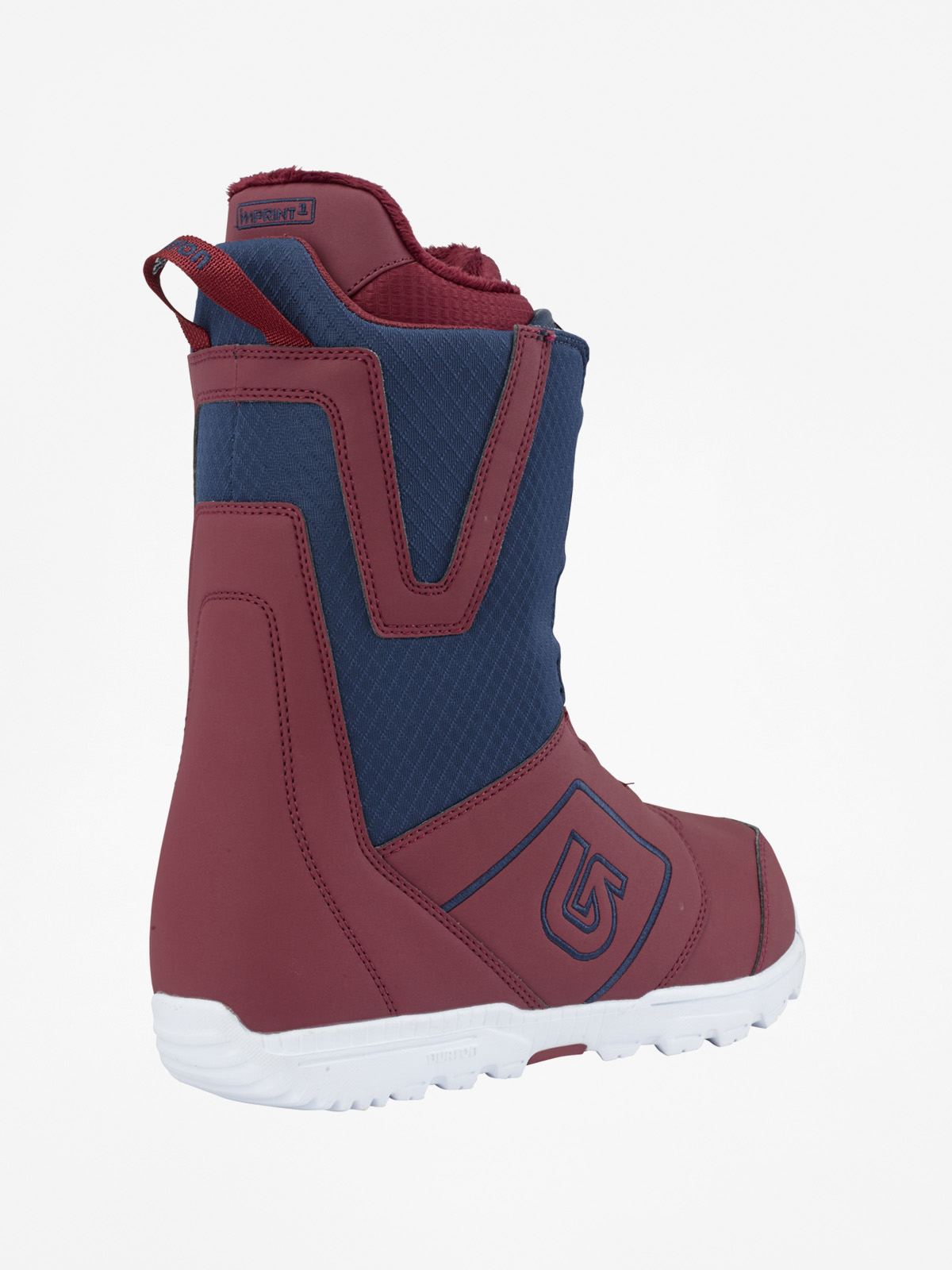 Mens Burton Snowboard boots Moto Boa (maroon/blue)