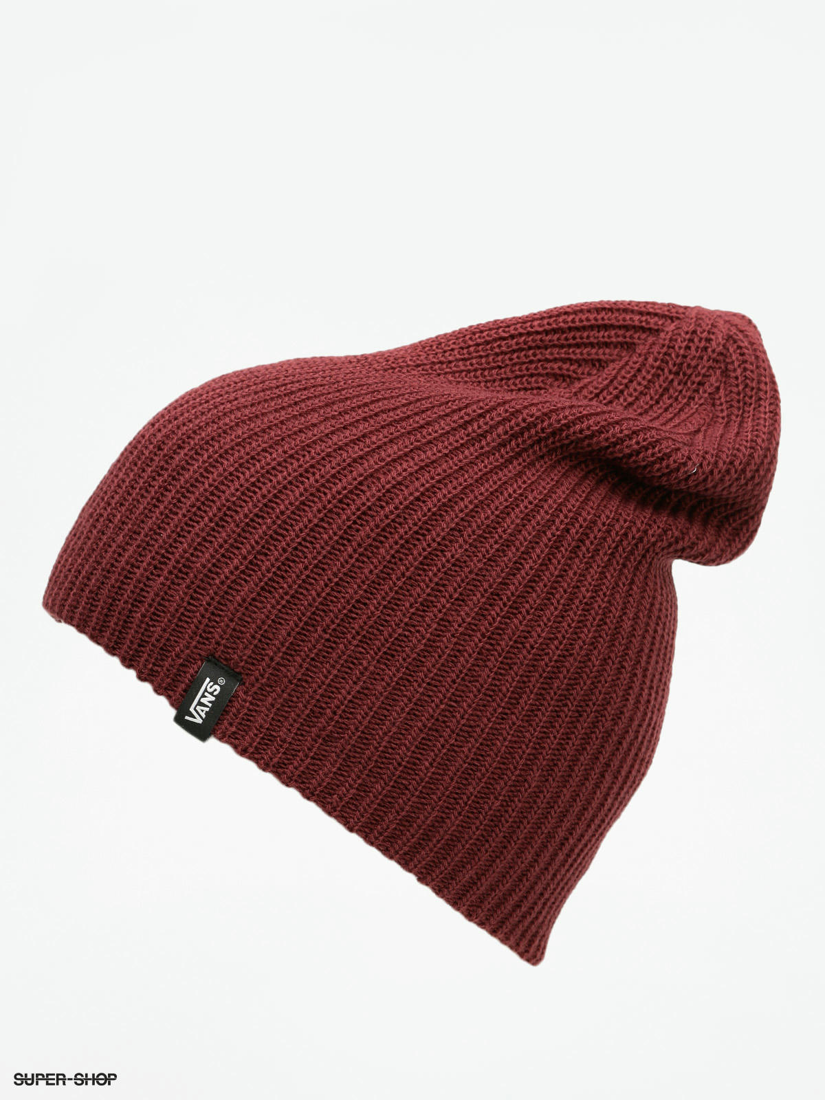 vans burgundy beanie