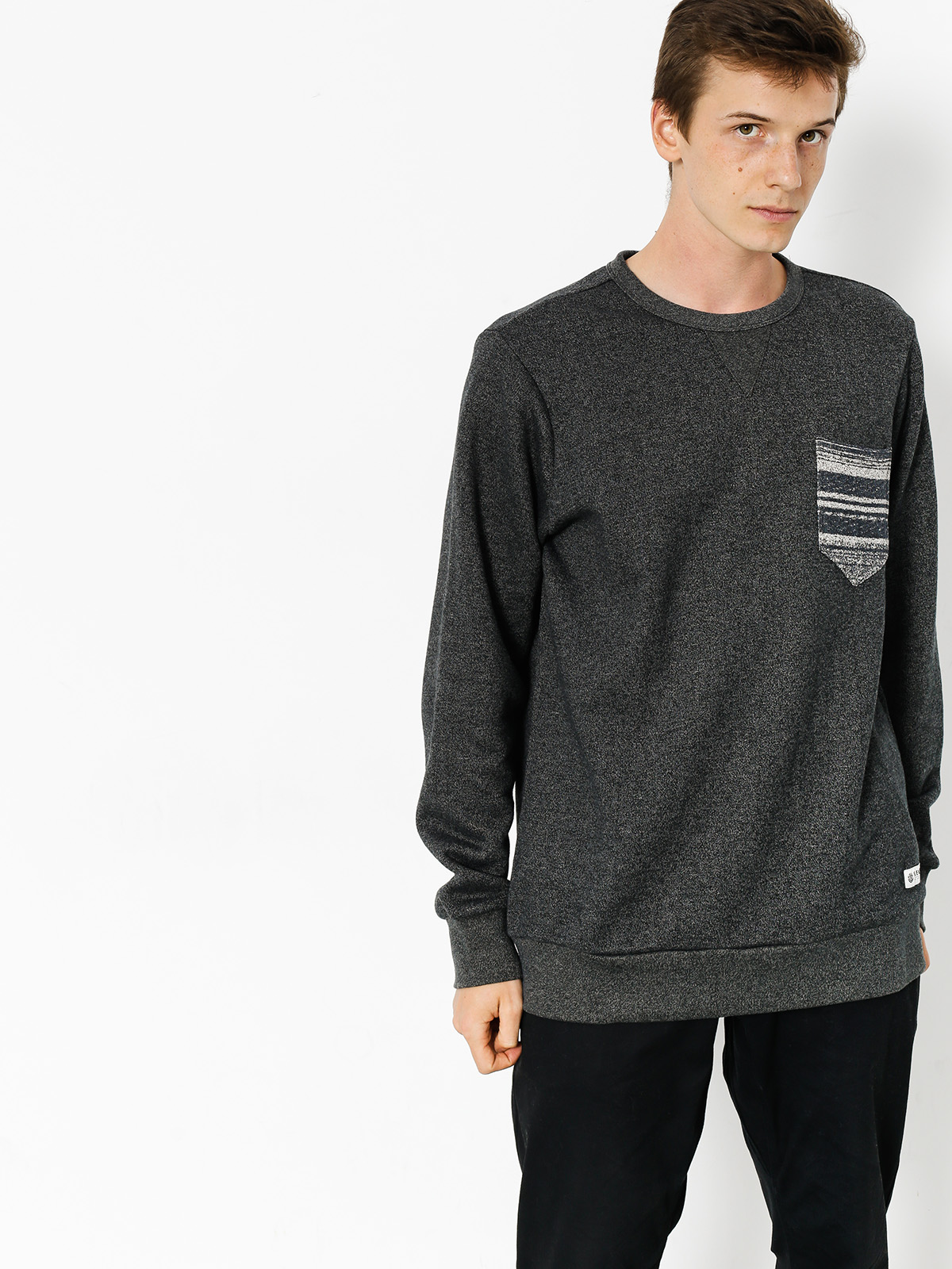 Element Sweatshirt Cleaven Cr (black heather)