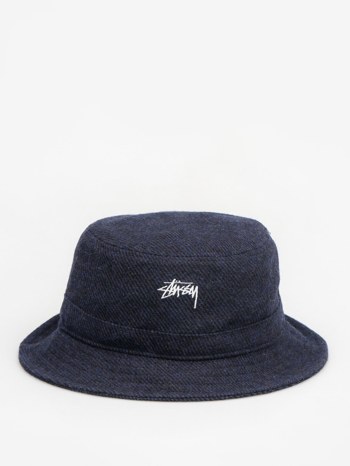 Stussy Hat Textured Wool Bucket Hat (blue)