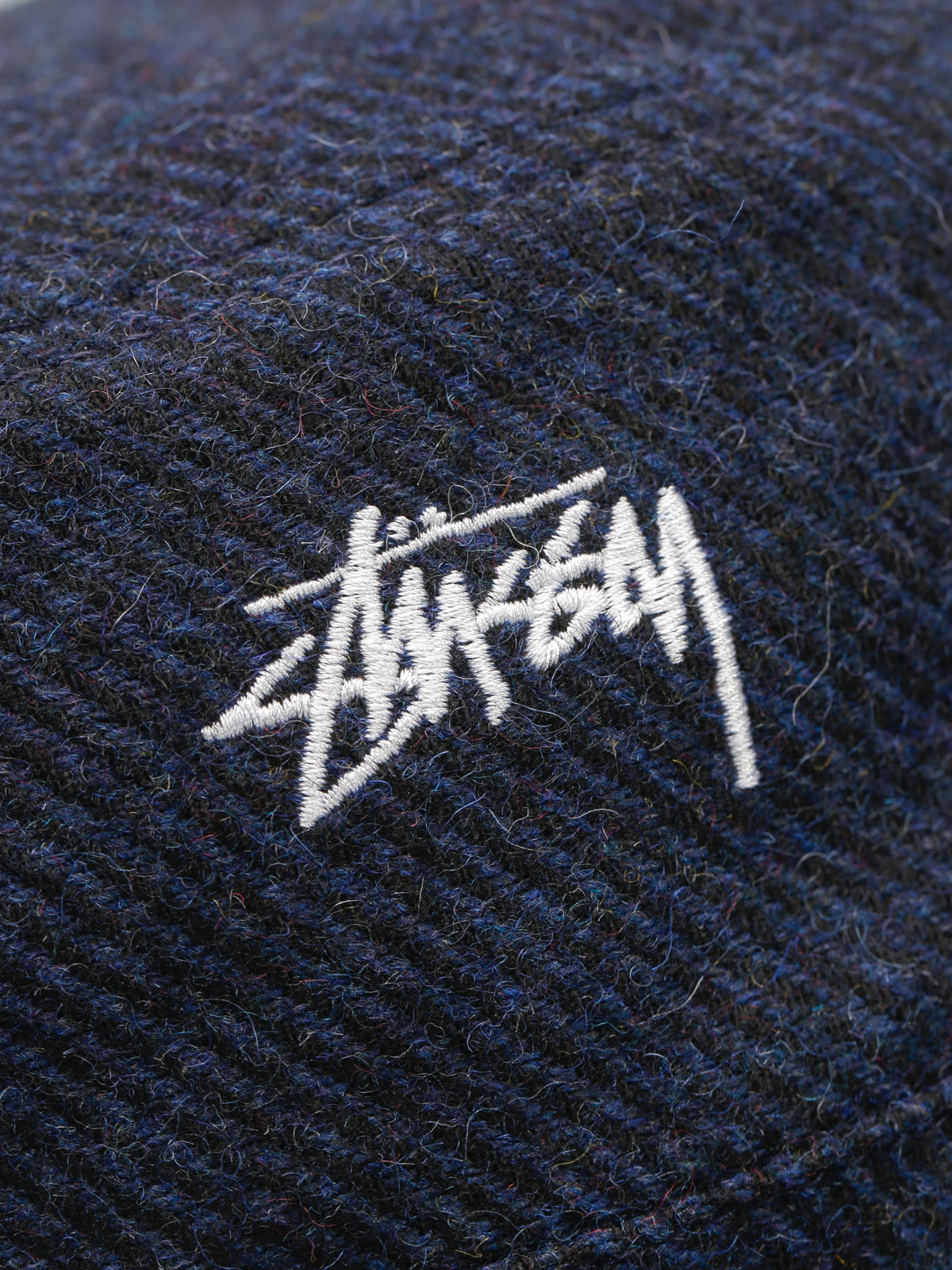 Stussy Hat Textured Wool Bucket Hat (blue)