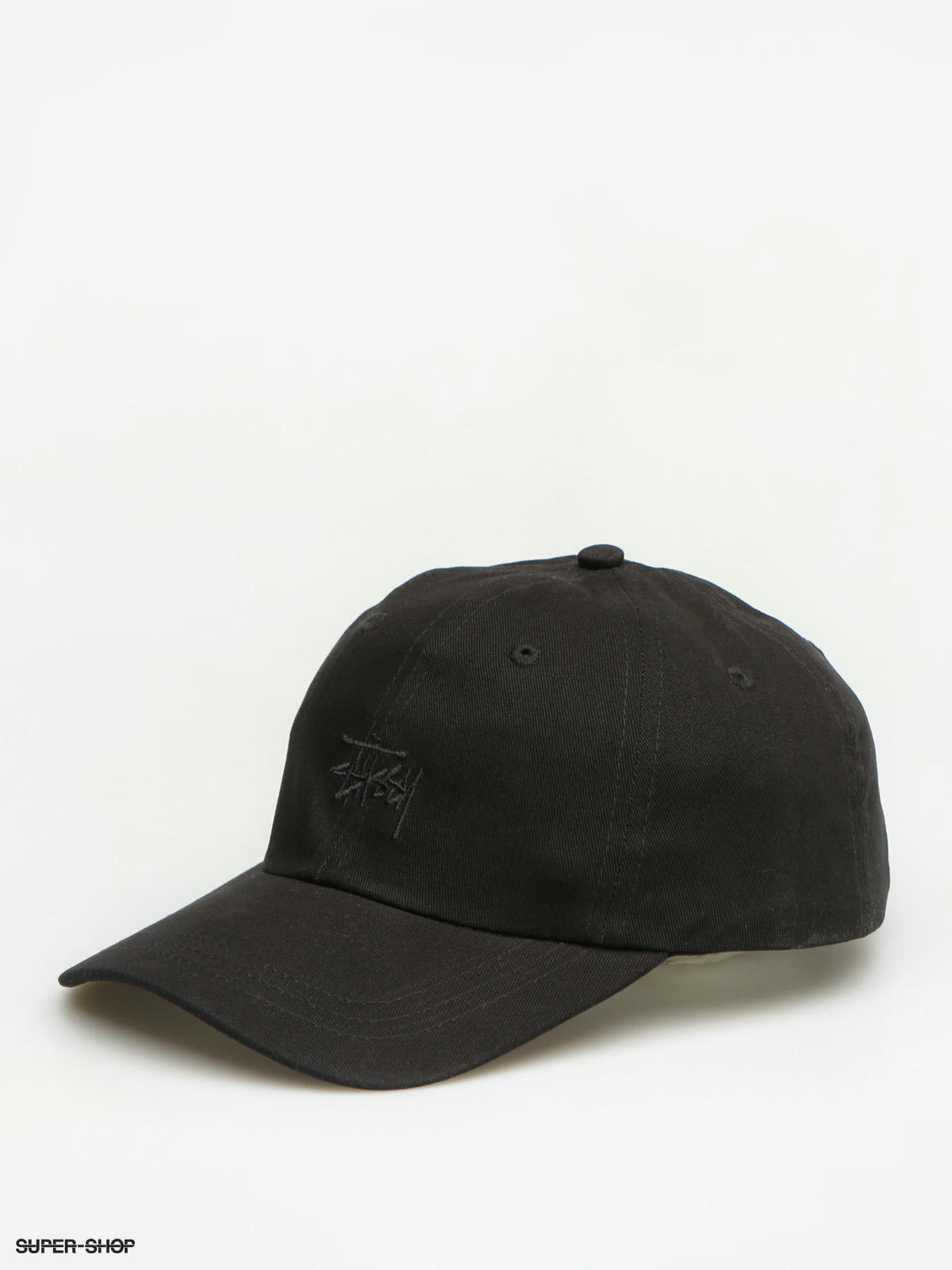 stussy cap black