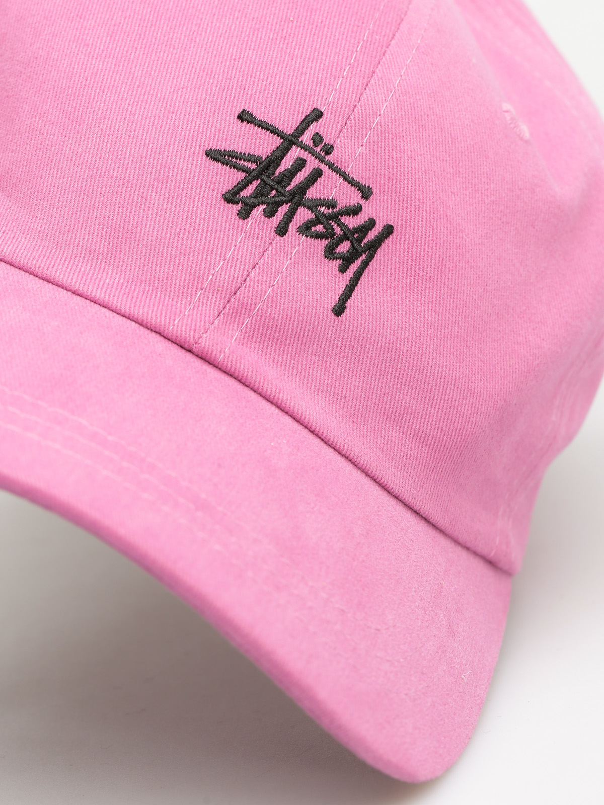 Stussy pink baseball cap on sale