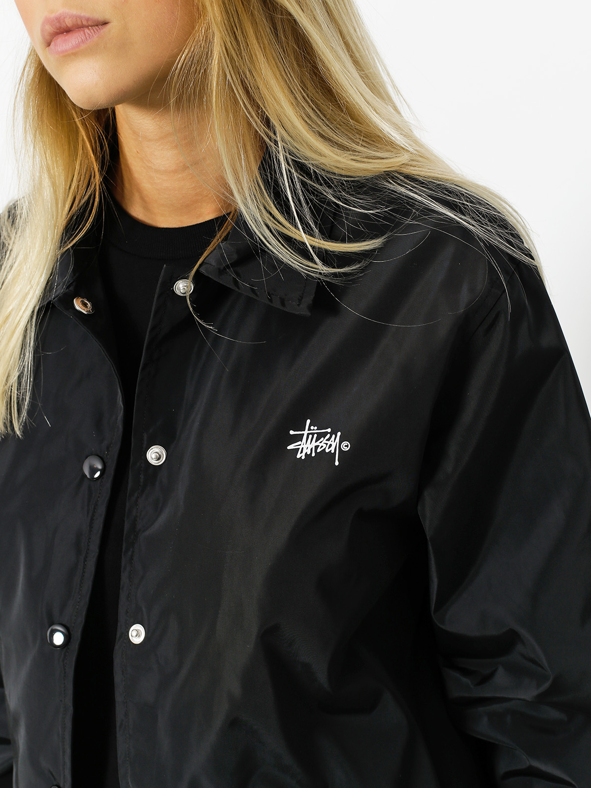 Stussy Jacket Newton Coach Jacket Wmn - black (black)