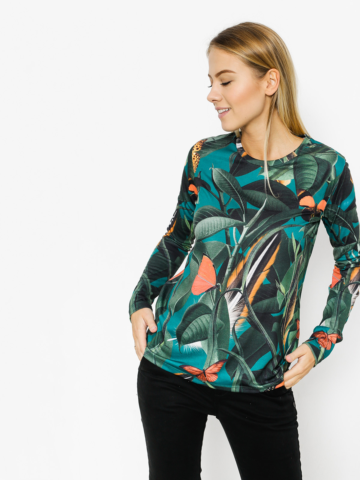 Femi Stories Longsleeve Lonly Wmn (lea)