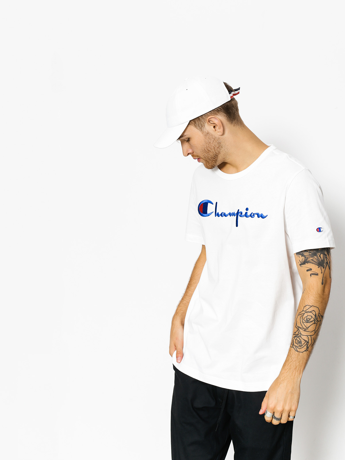 Champion T-shirt Jersey O/E 210972 (wht)