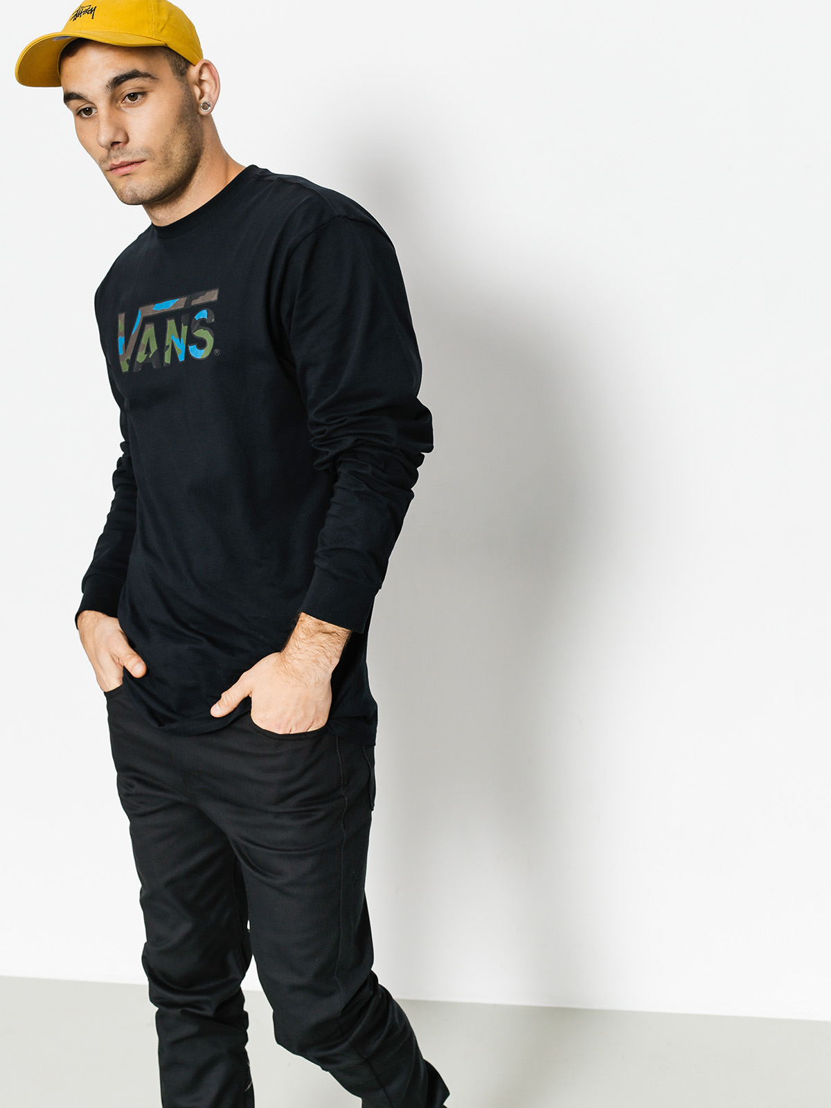 vans camo long sleeve