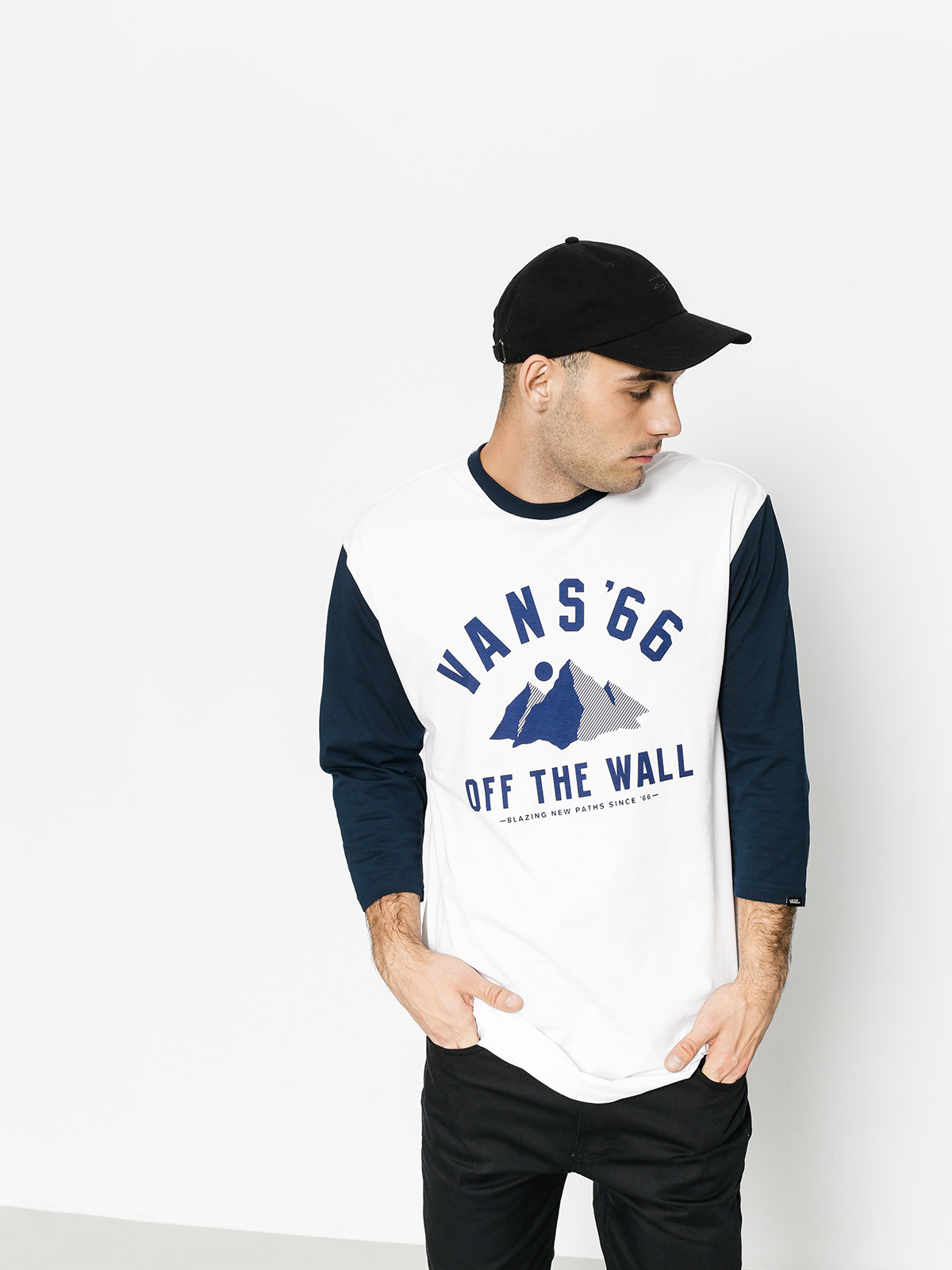 Vans Longsleeve Blazing Set In (white/navy)