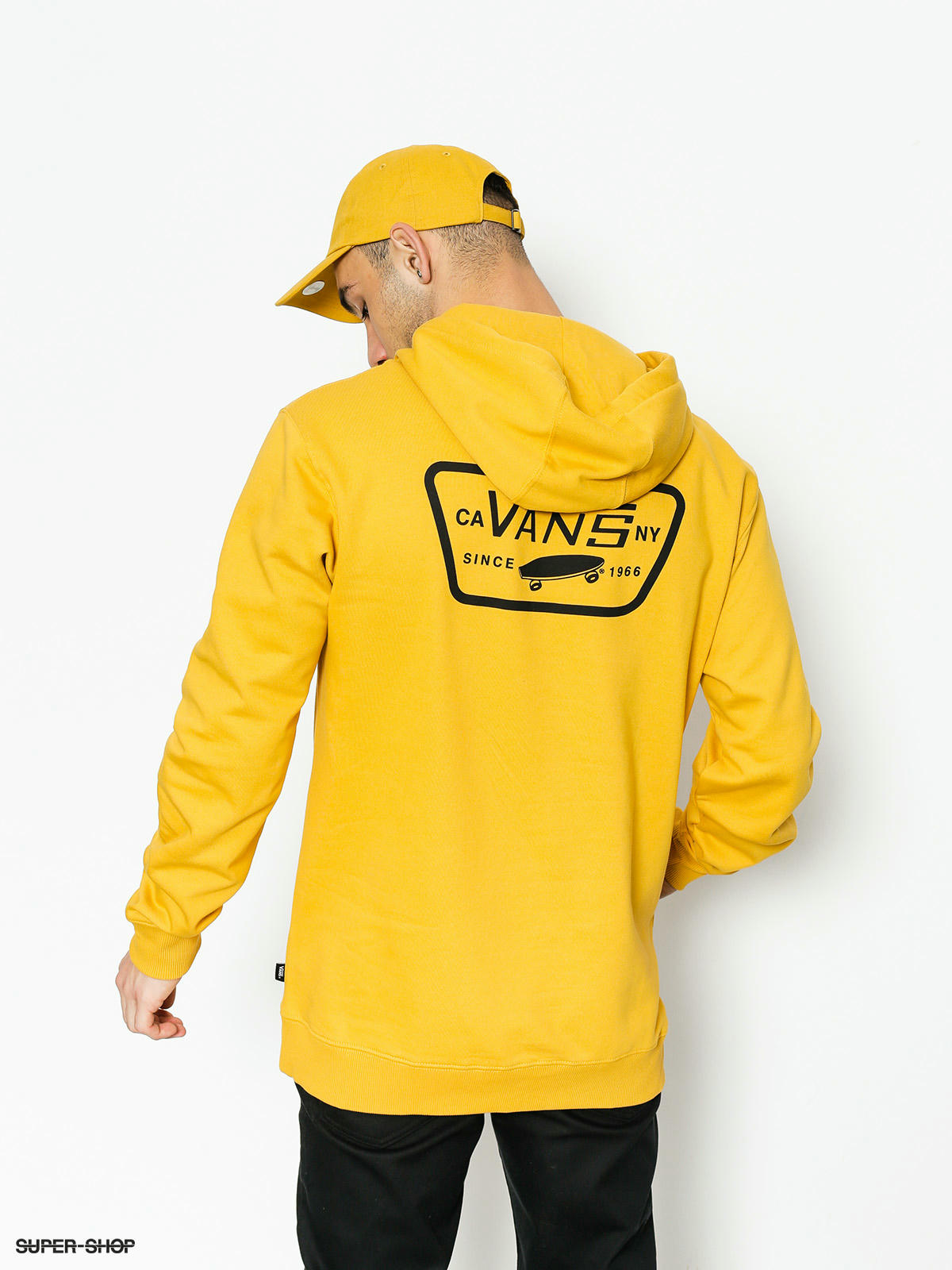 vans sweatshirt yellow
