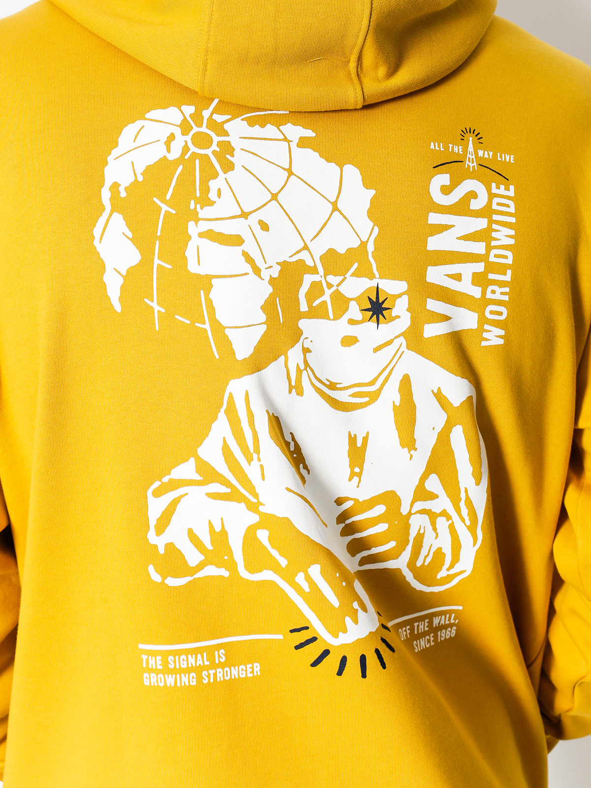 Vans Hoodie Wifi Death HD (mineral/yellow)