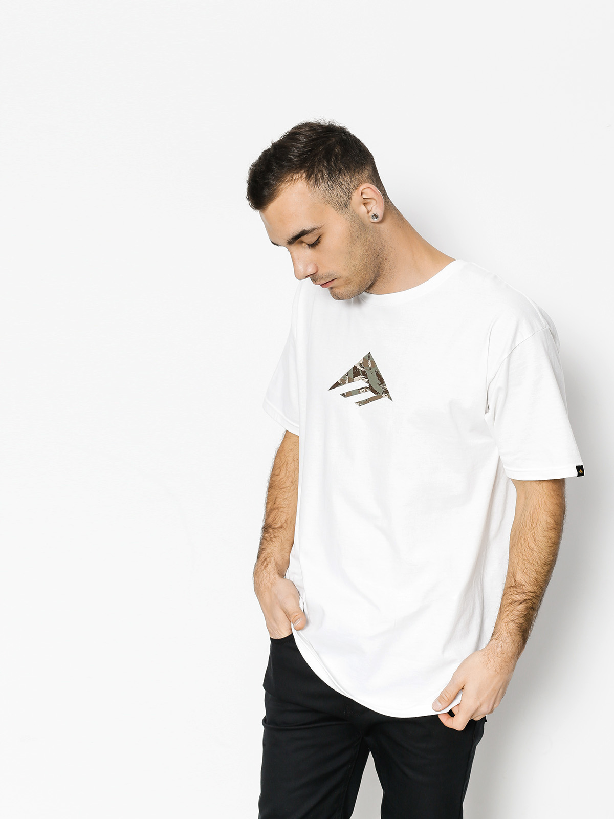 Emerica T-Shirt Triangle (white/camo)