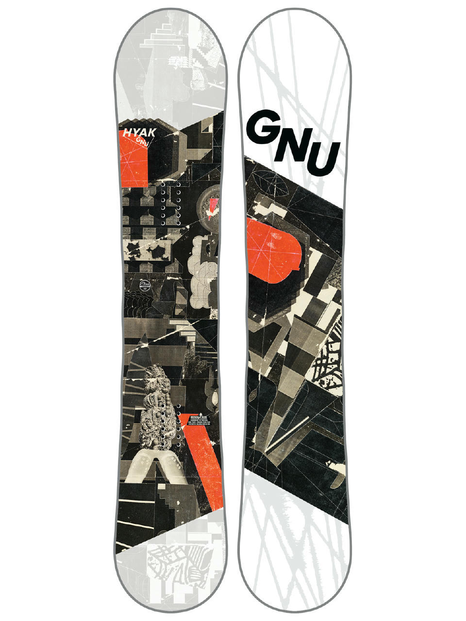 Mens Gnu Snowboard Hyak Btx (multi)