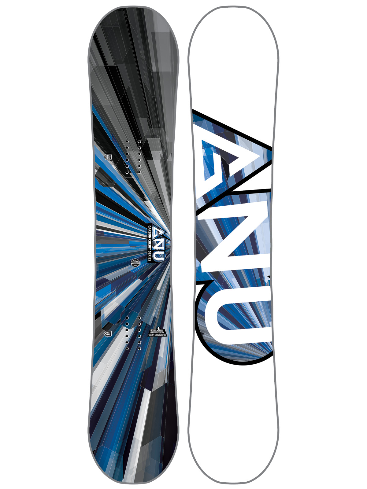Herren Gnu Snowboard Carbon Credit Btx Asym (multi)