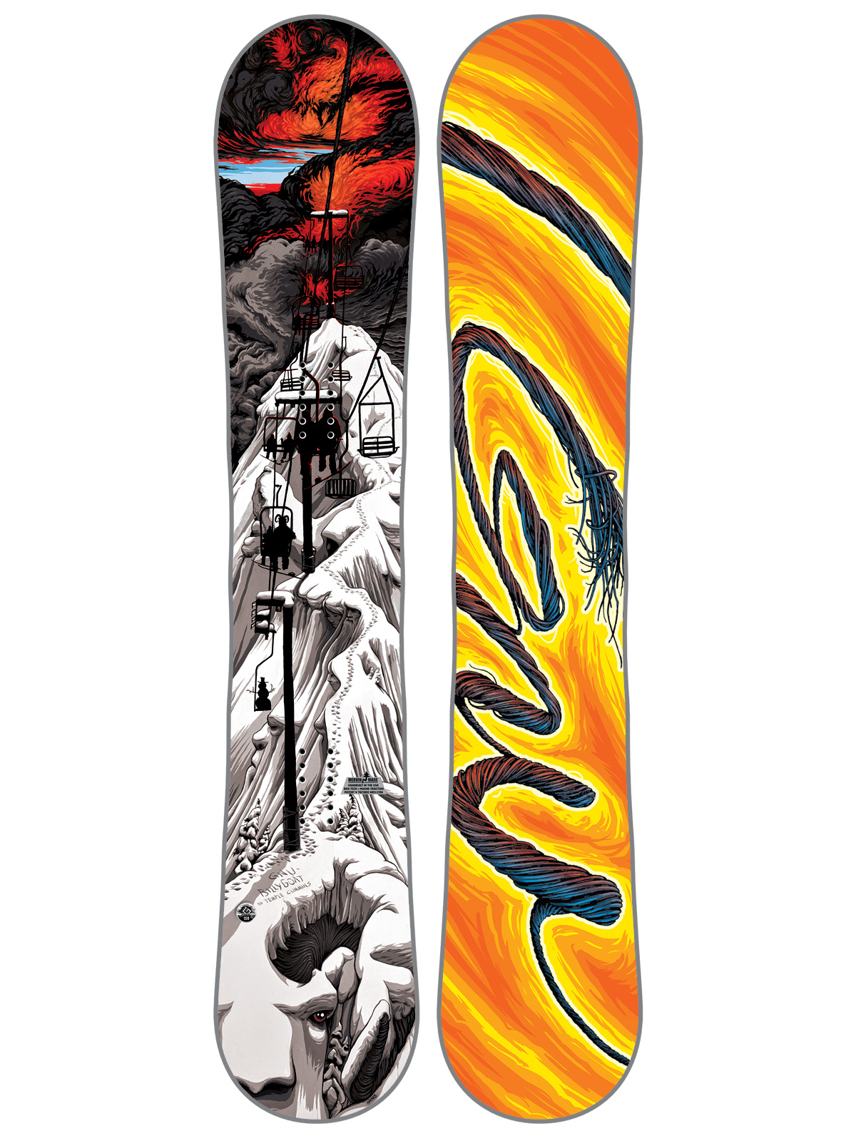 Herren Gnu Snowboard Billy Goat C3 (multi)