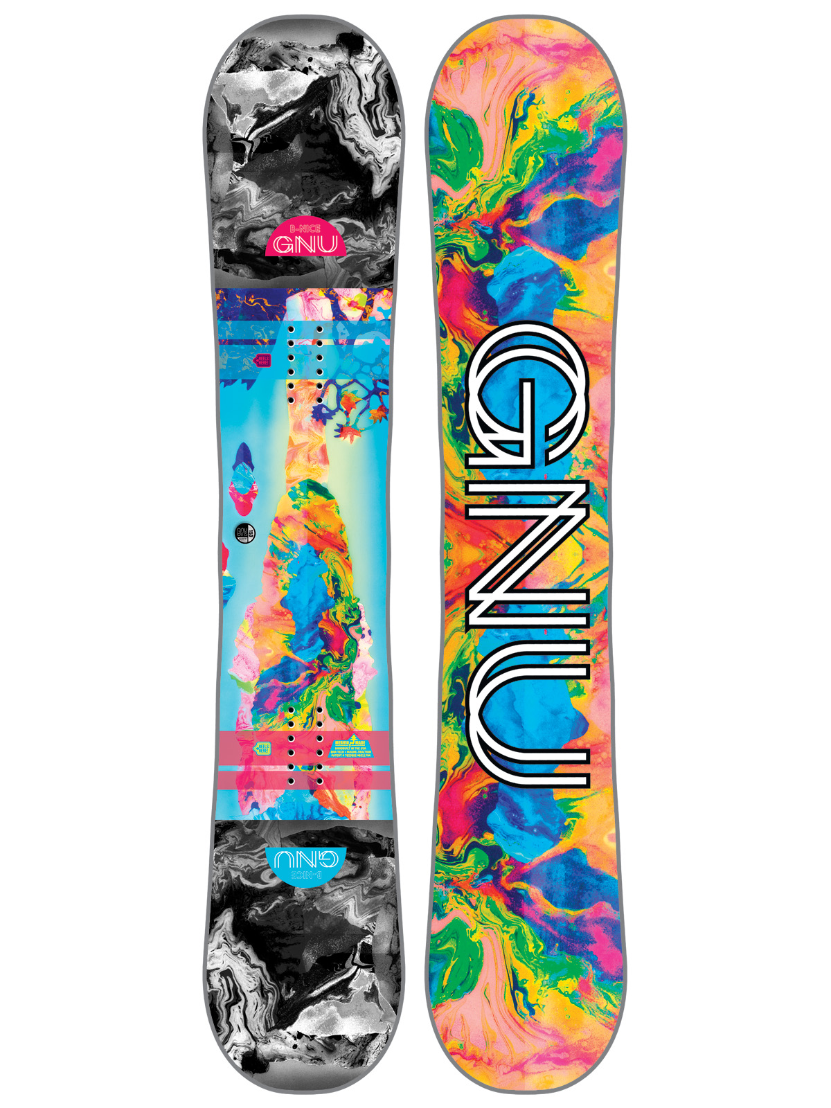 Damen Gnu Snowboard B Nice Btx Asym (mirror)