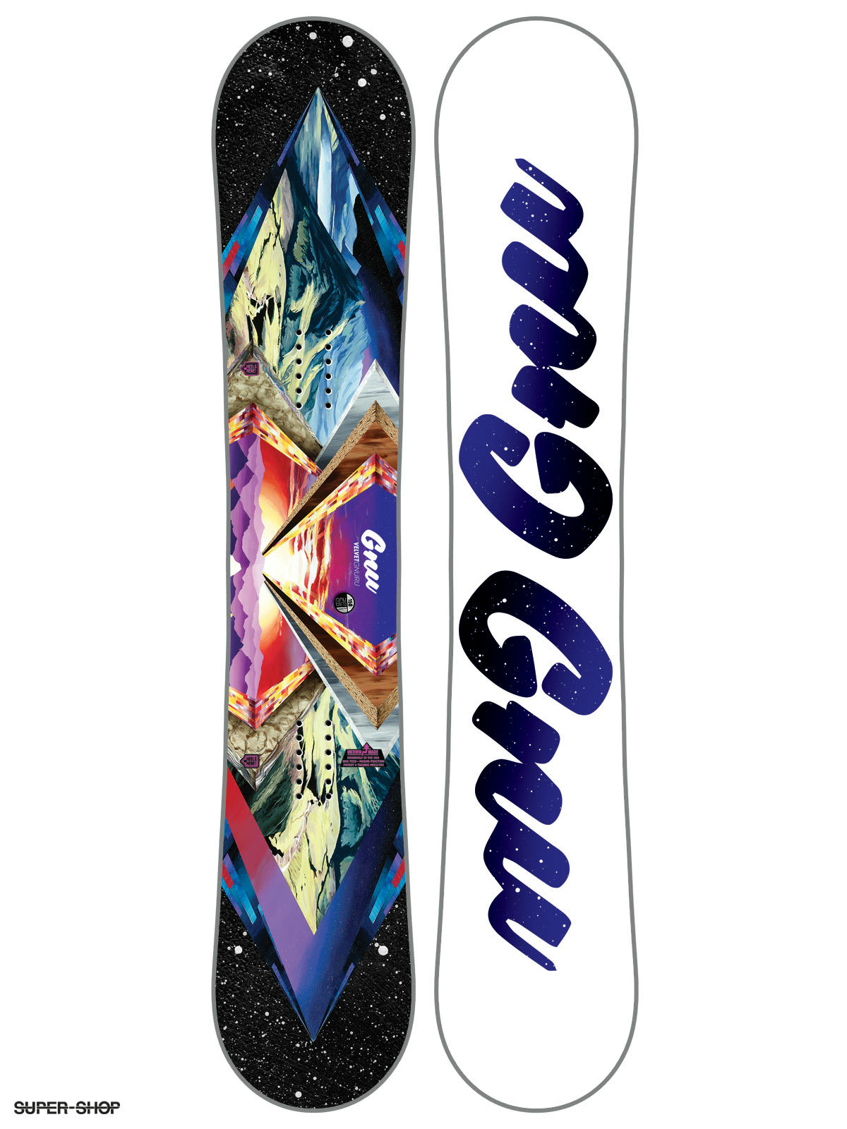 Gnu Snowboard Velvet ru C2E Asym Wmn (multi)