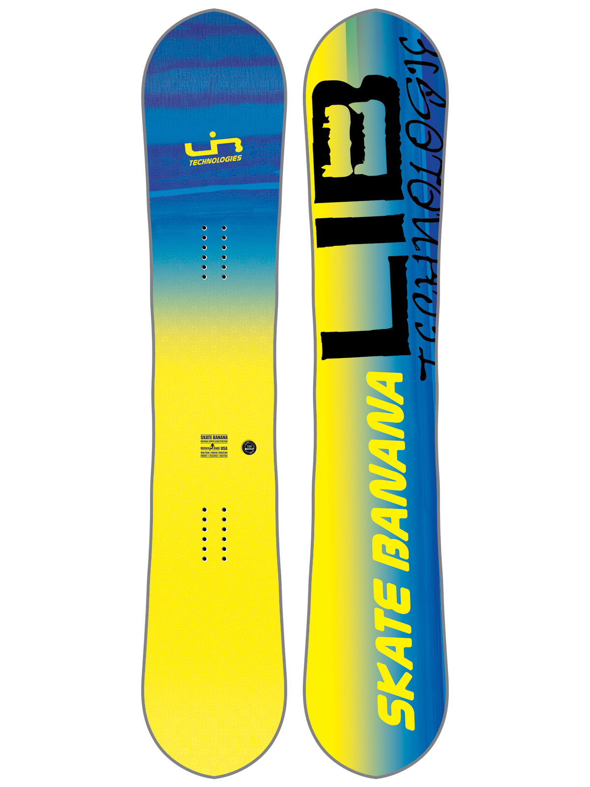 Herren Lib Tech Snowboard Sk8 Banana Btx (yellow)