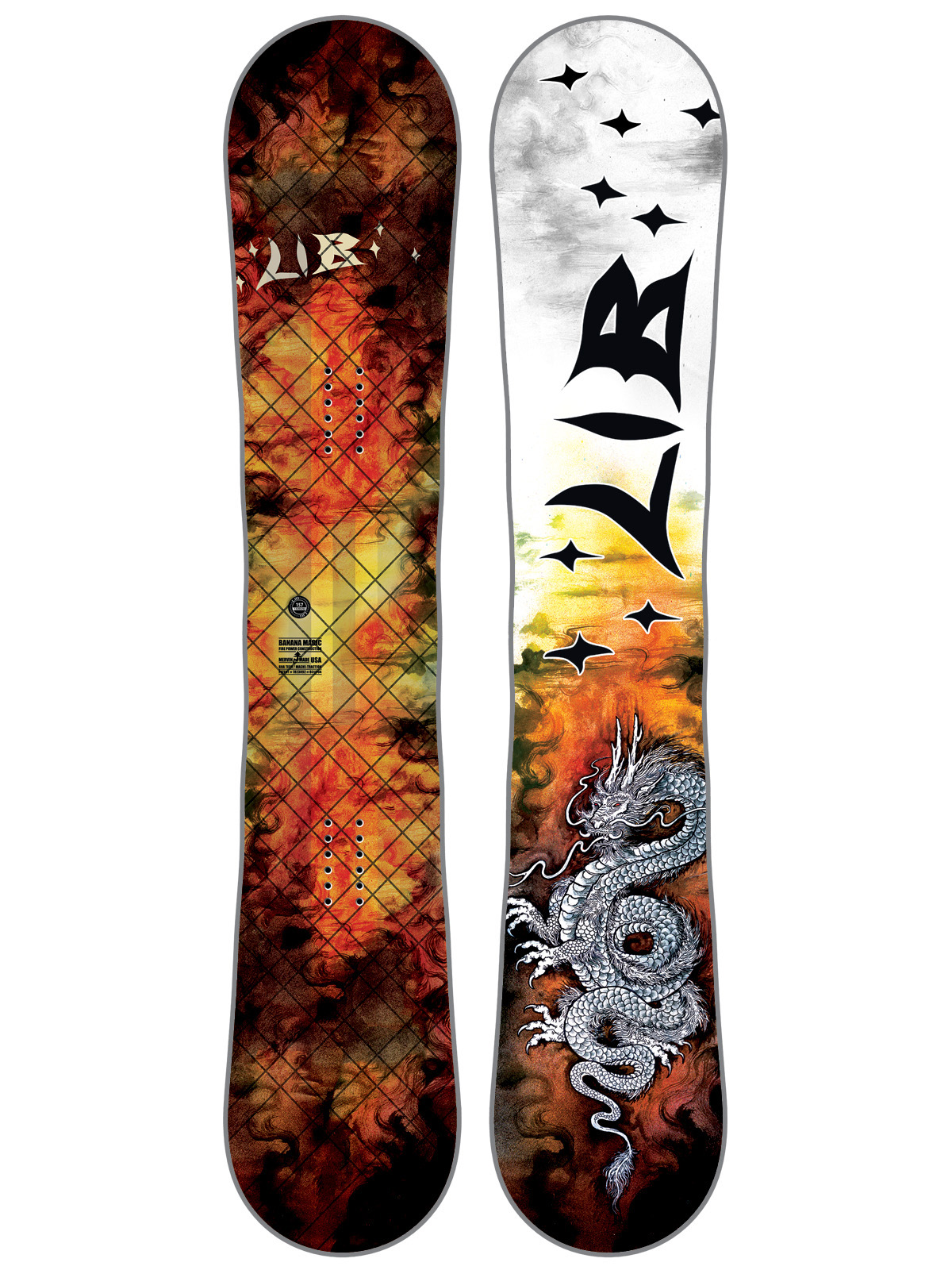 Mens Lib Tech Snowboard Banana Magic Fp C2 (multi)